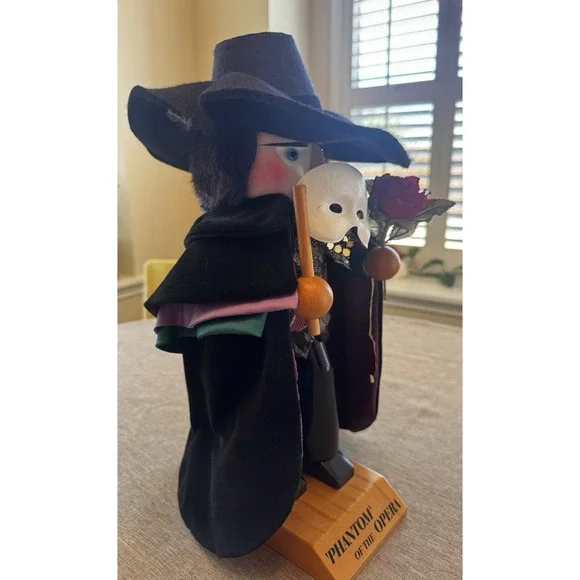 Steinbach 17" Phantom of The Opera Christmas Nutcracker Decor Made in Germany - Picture 6 of 15